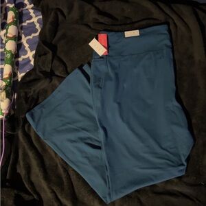 LIVI by Lane Bryant Soft Flare Pants Blue NWT and Maroon slight wear